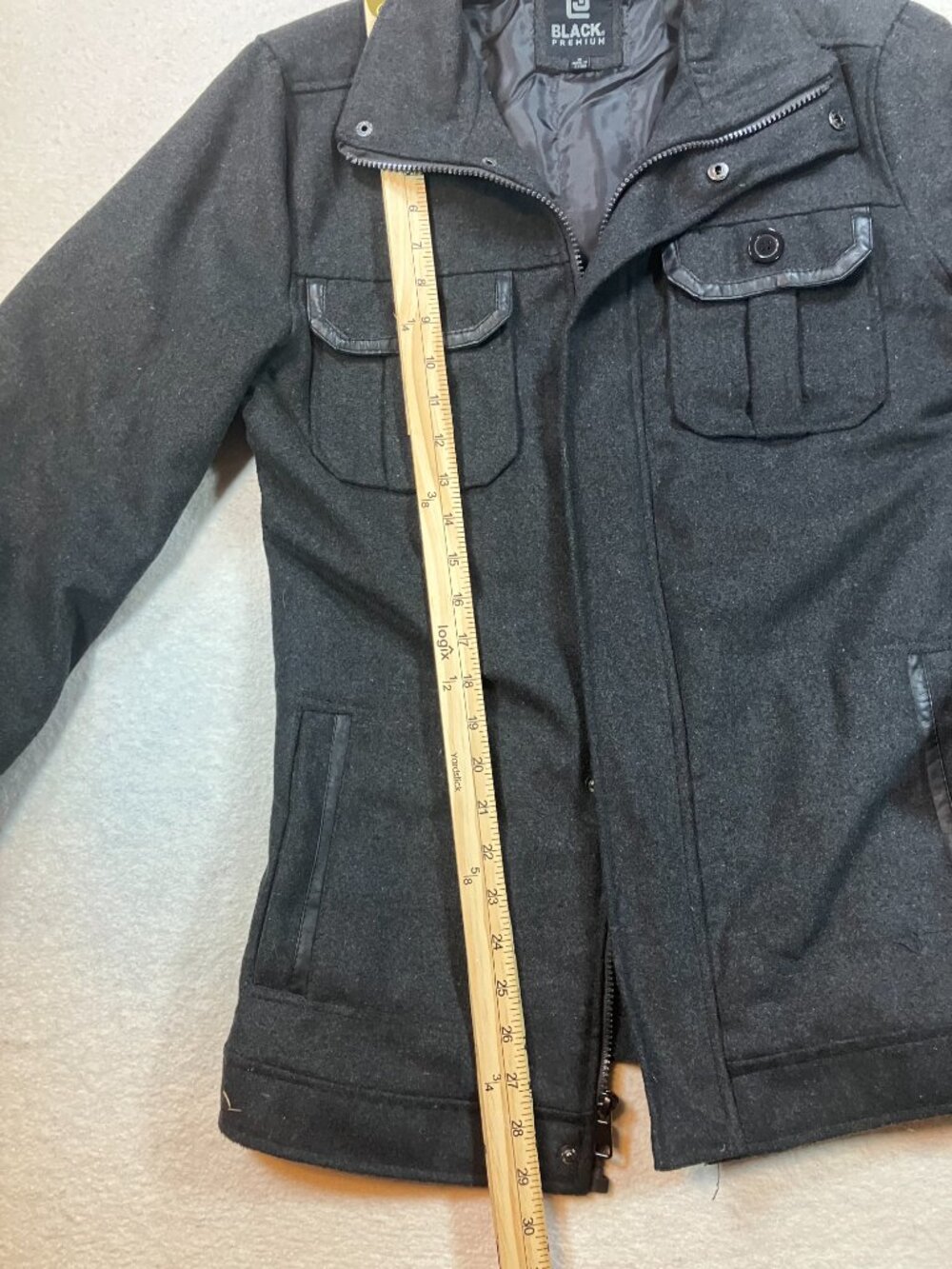 Black Premium Field Jacket Womens Size S - Picture 6 of 8